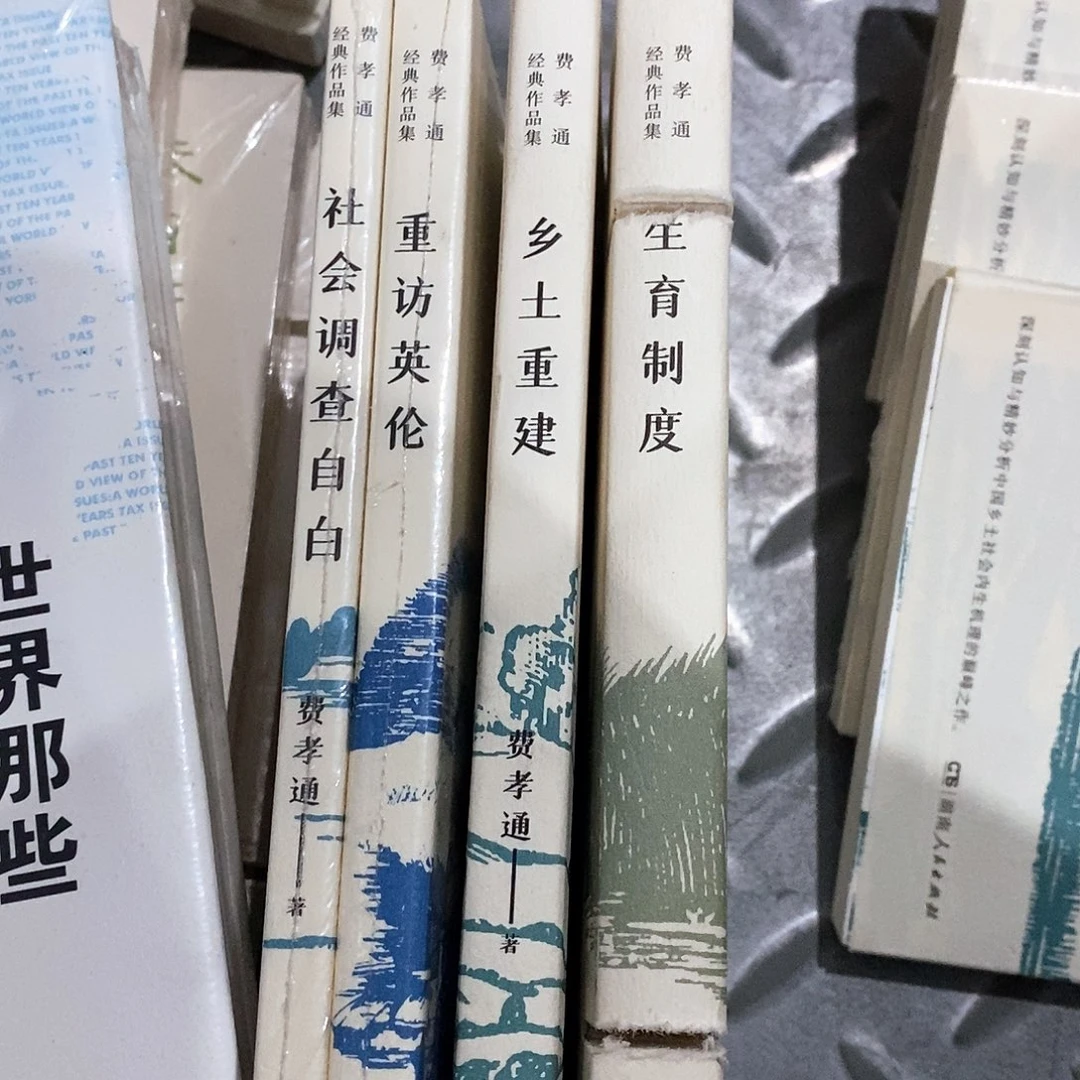 瑕疵锯口  费孝通4本合售
