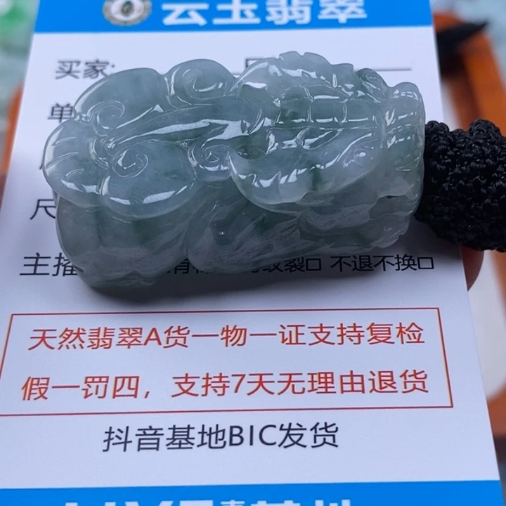 李***辉颈饰未镶嵌翡翠多人貔貅