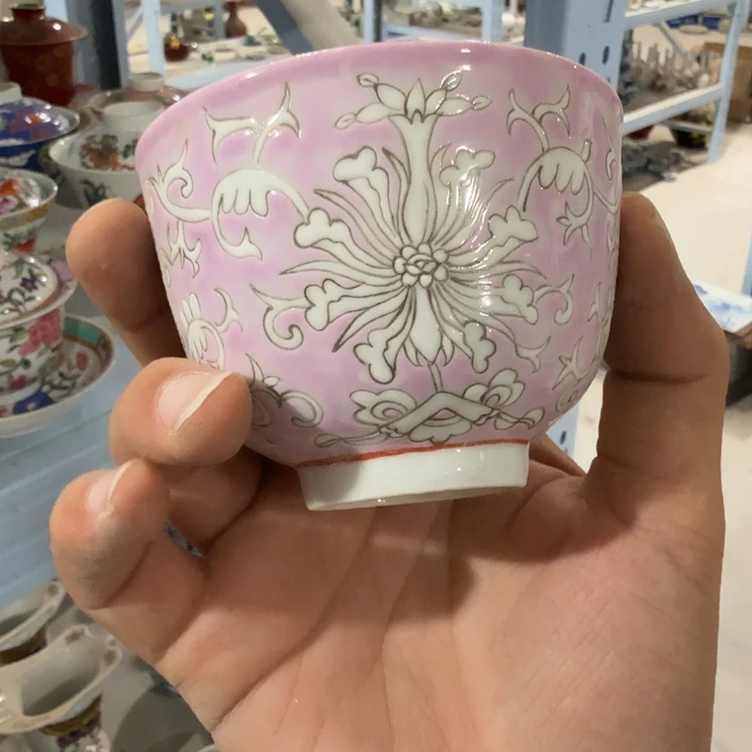 瓷片摆件手绘瓷器全部处理