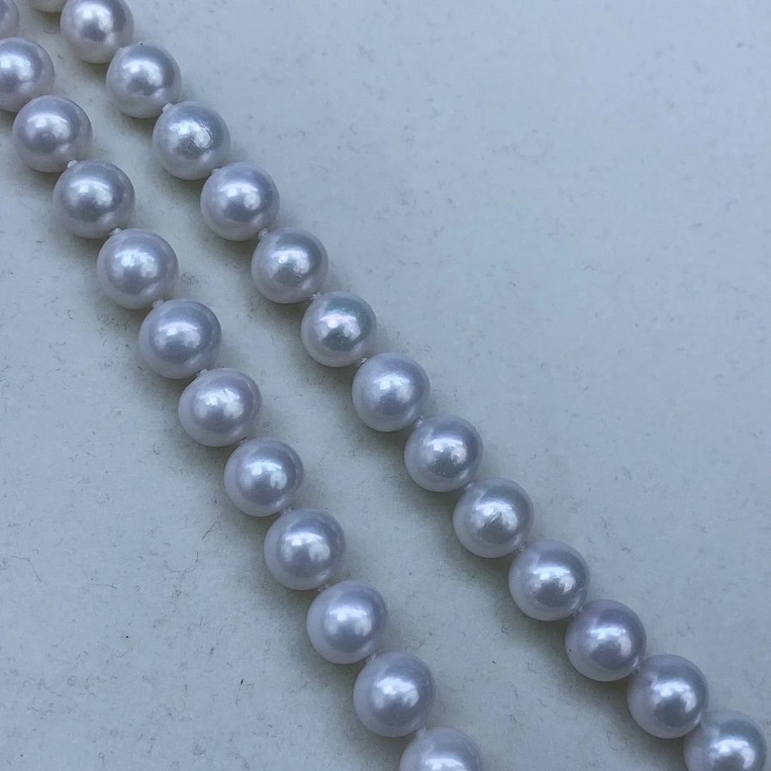 淡水珍珠颈饰银S925镶嵌➕10高品