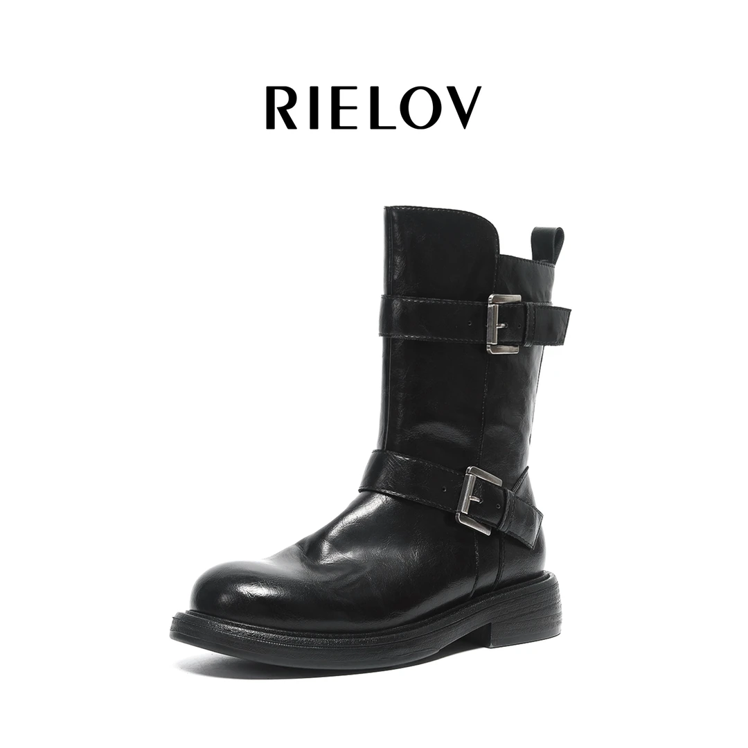 RIELOV【桃子】增高4cm时尚潮流百搭女士时装靴988-20