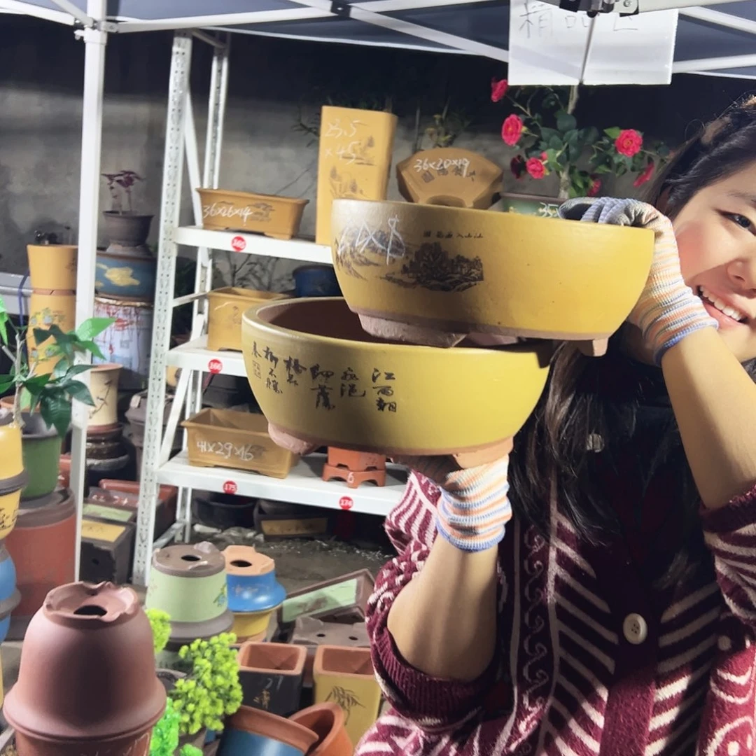 黄色江山如画小号一对
