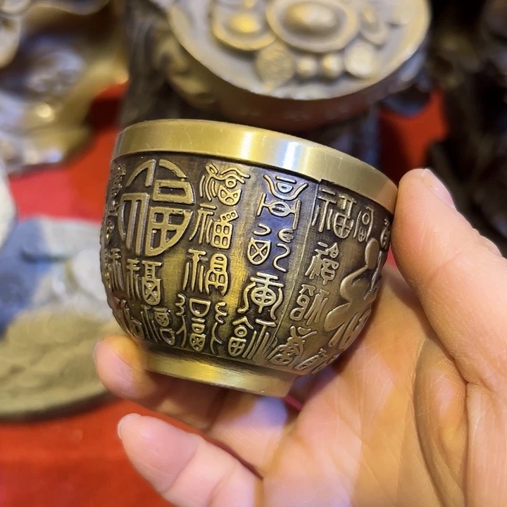 黄铜摆件，文房工艺品摆件