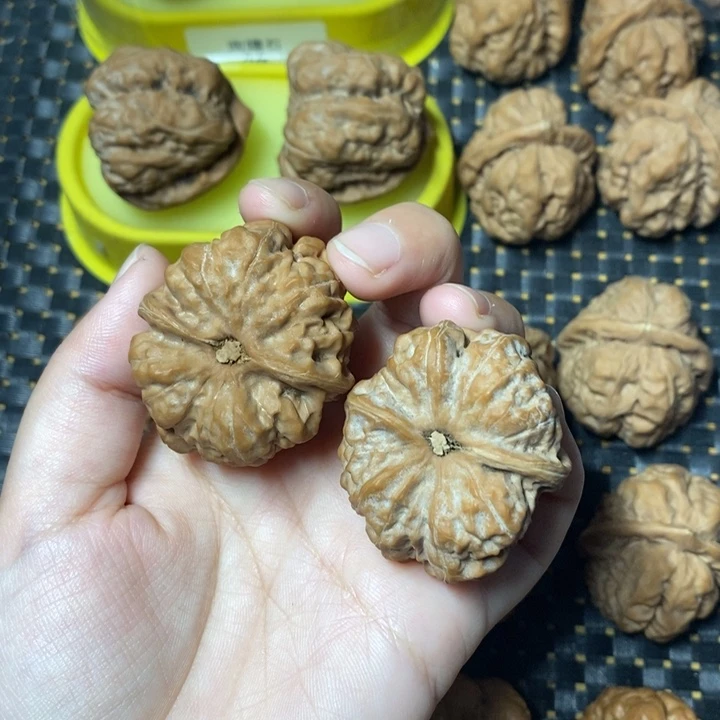 小***壮文玩核桃把件蛤蟆头38