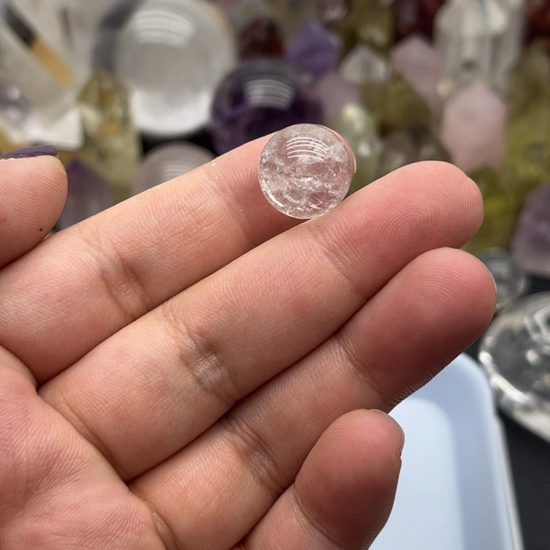 水晶未镶嵌珠宝半成品12 15mm