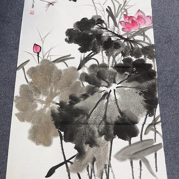 国画手绘图文图三的画作