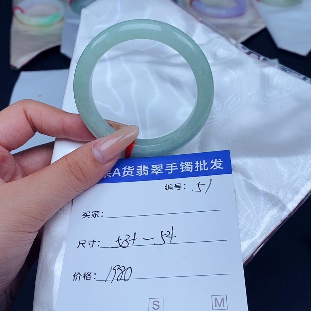 翡翠未镶嵌手镯百元手镯默认瑕疵