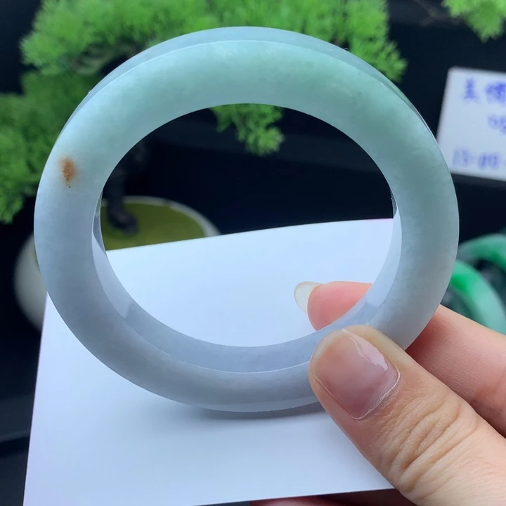 定制翡翠未镶嵌翡翠手镯55-61