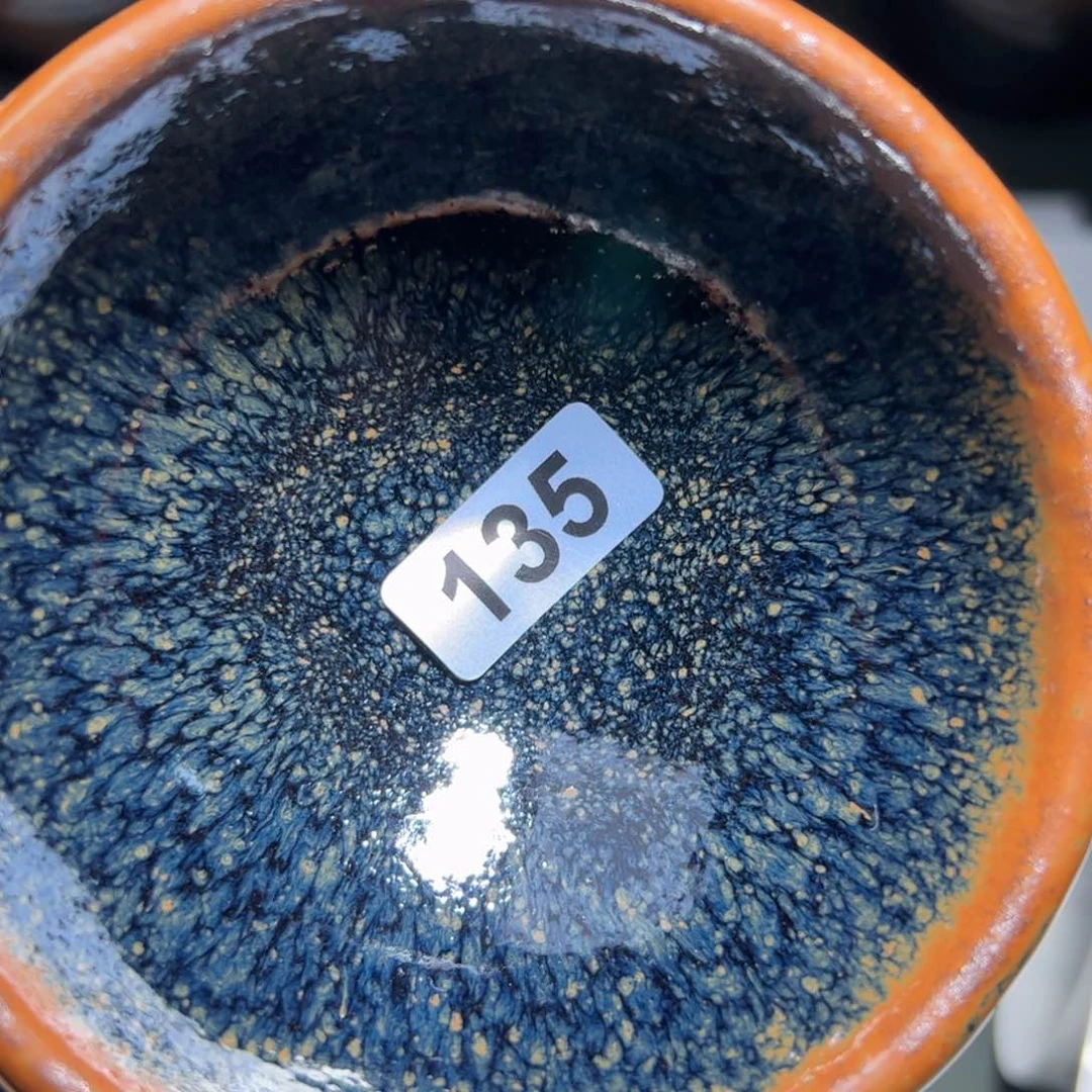 茶盏牵*花全手工原矿原釉建盏