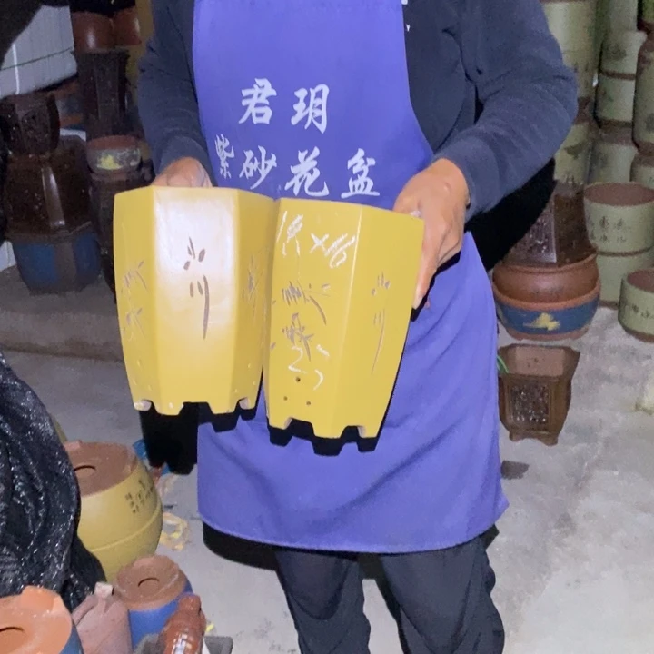 紫砂花盆紫砂艺术