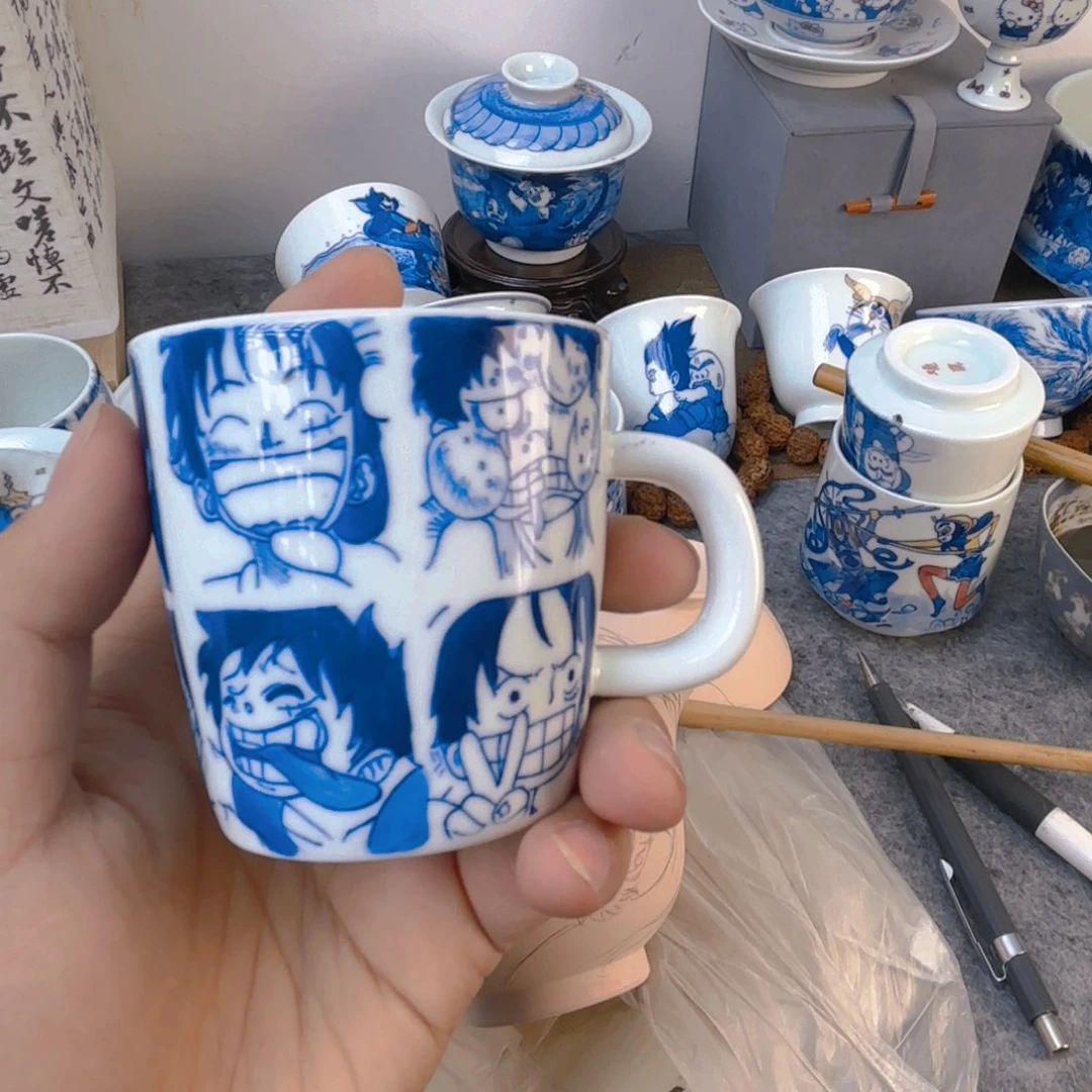 景德镇陶瓷动漫杯