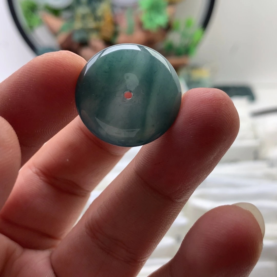 颈饰未镶嵌翡翠扣子