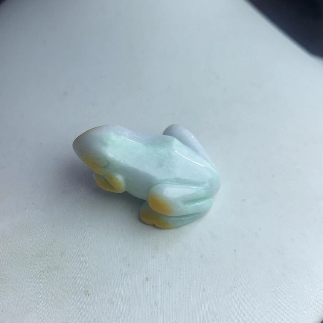 未镶嵌挂件翡翠青蛙