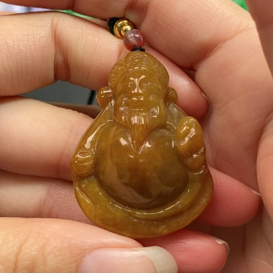 颈饰未镶嵌翡翠吊坠