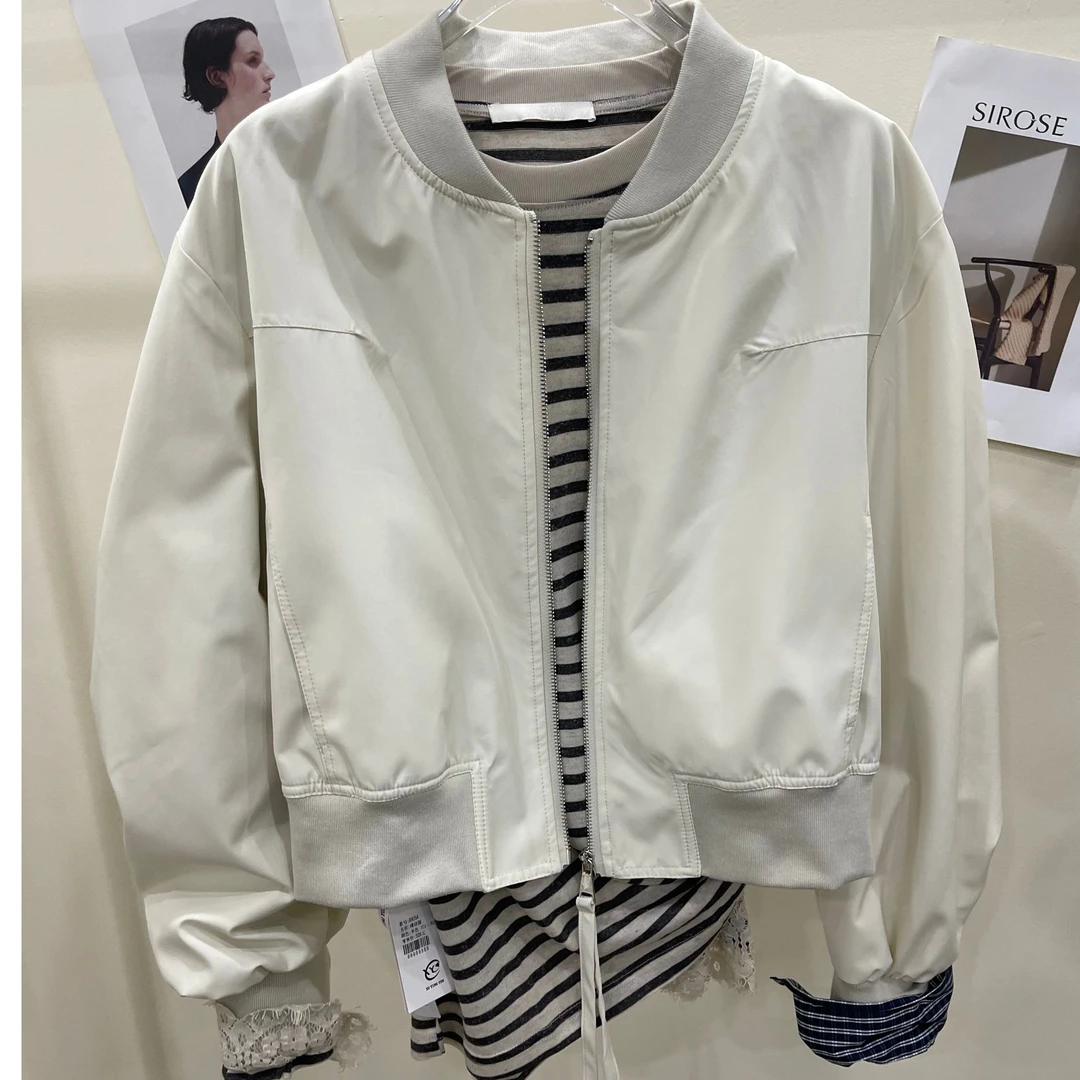 慈溪XYY米色棒球服