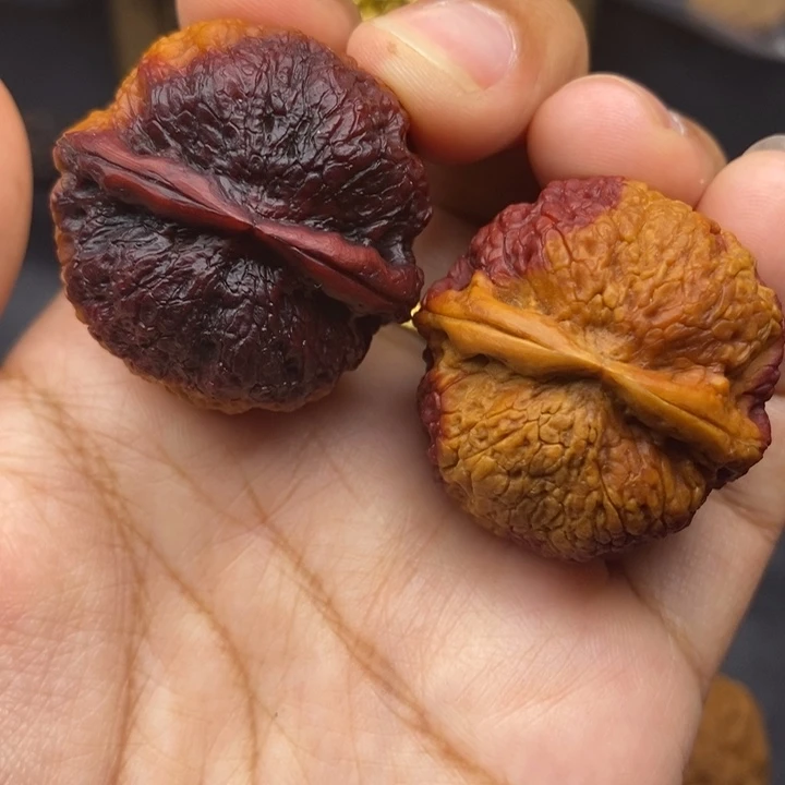 文玩核桃把件35尺蛇皮球