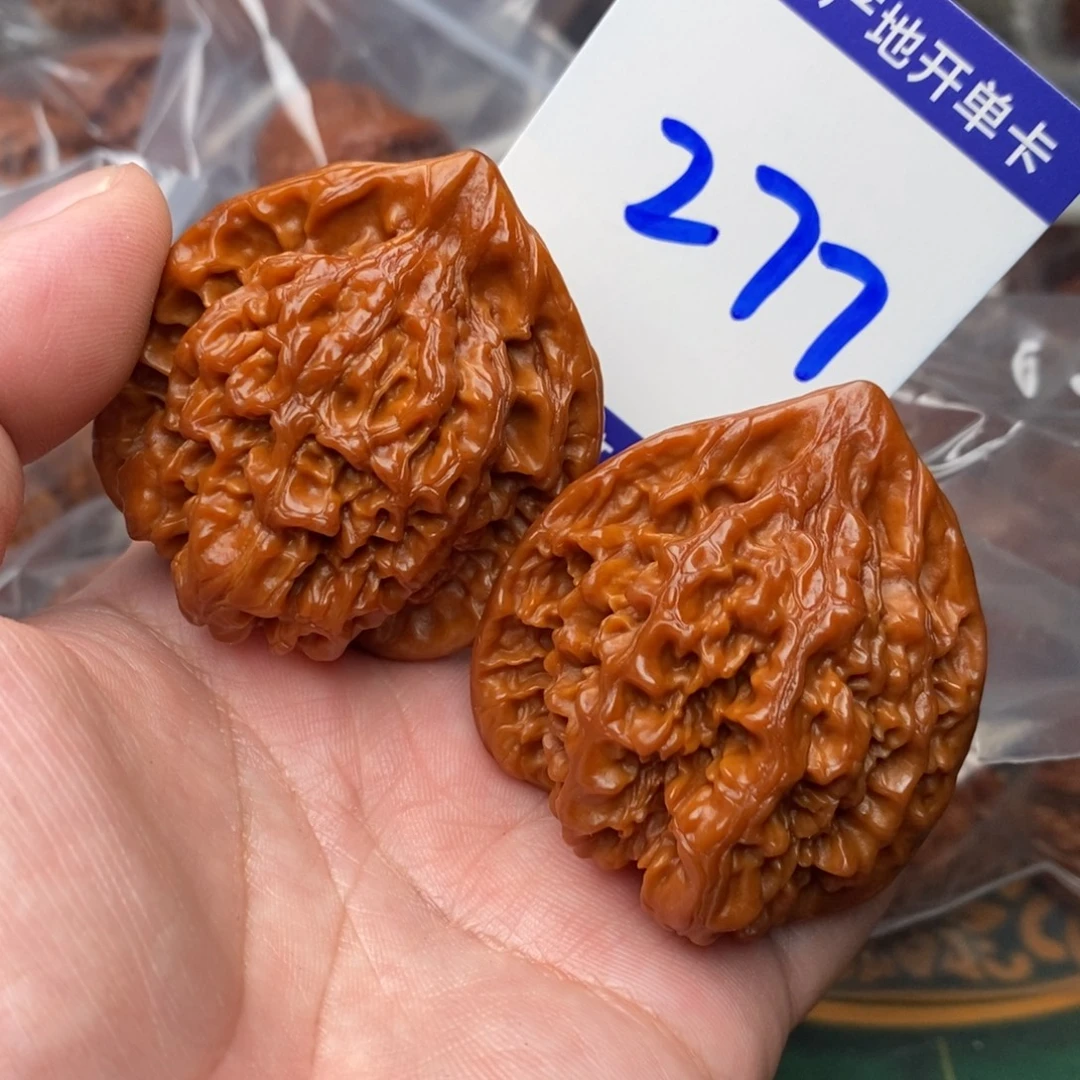 把件文玩核桃大官帽47