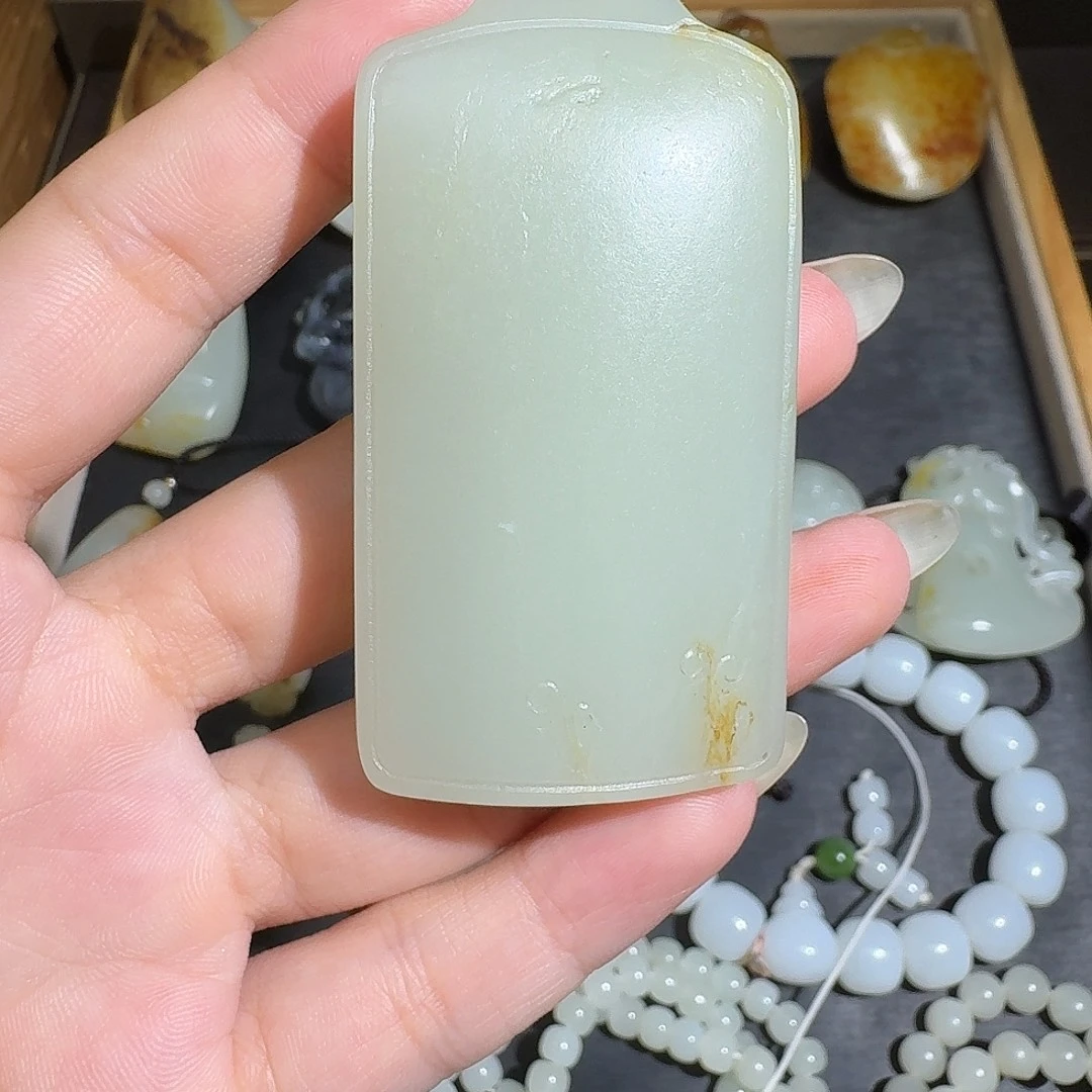和田玉未镶嵌吊坠(不含链)