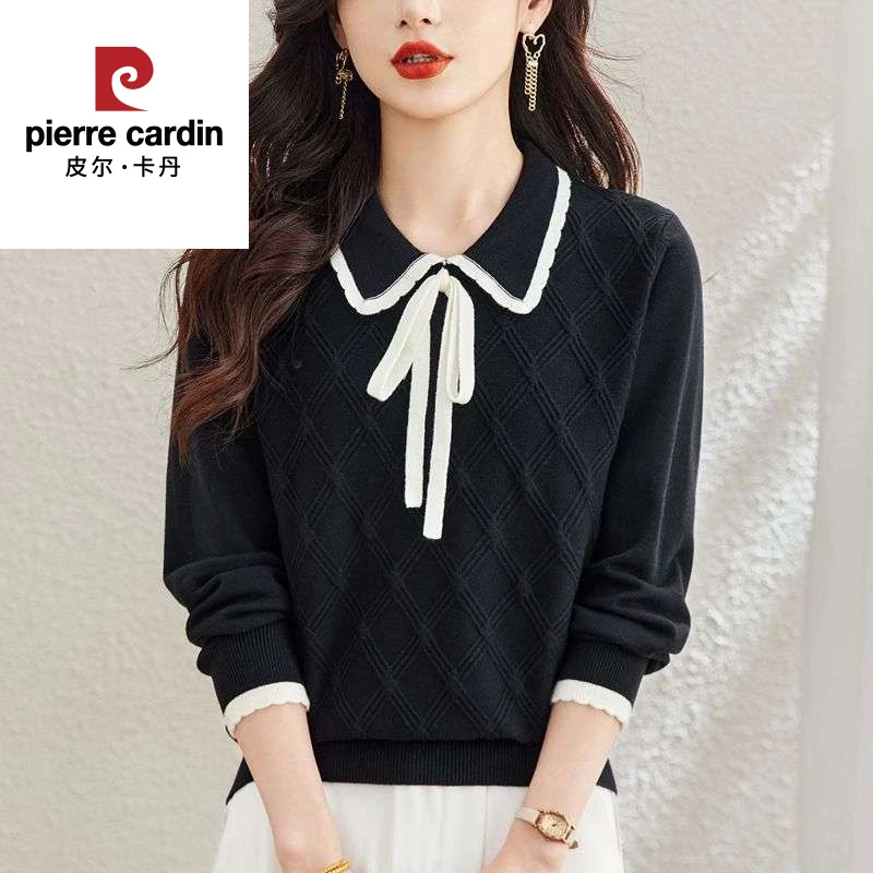 皮尔卡丹妈妈款洋气年轻上衣2025新款春装中年女士高端大气上档次