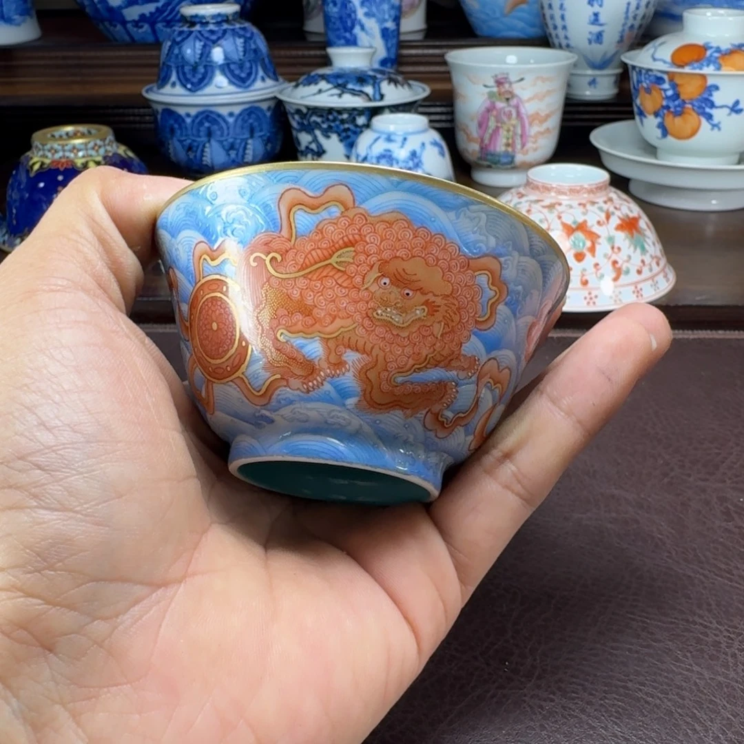 丫***的瓷片当代景德镇陶瓷手绘茶具