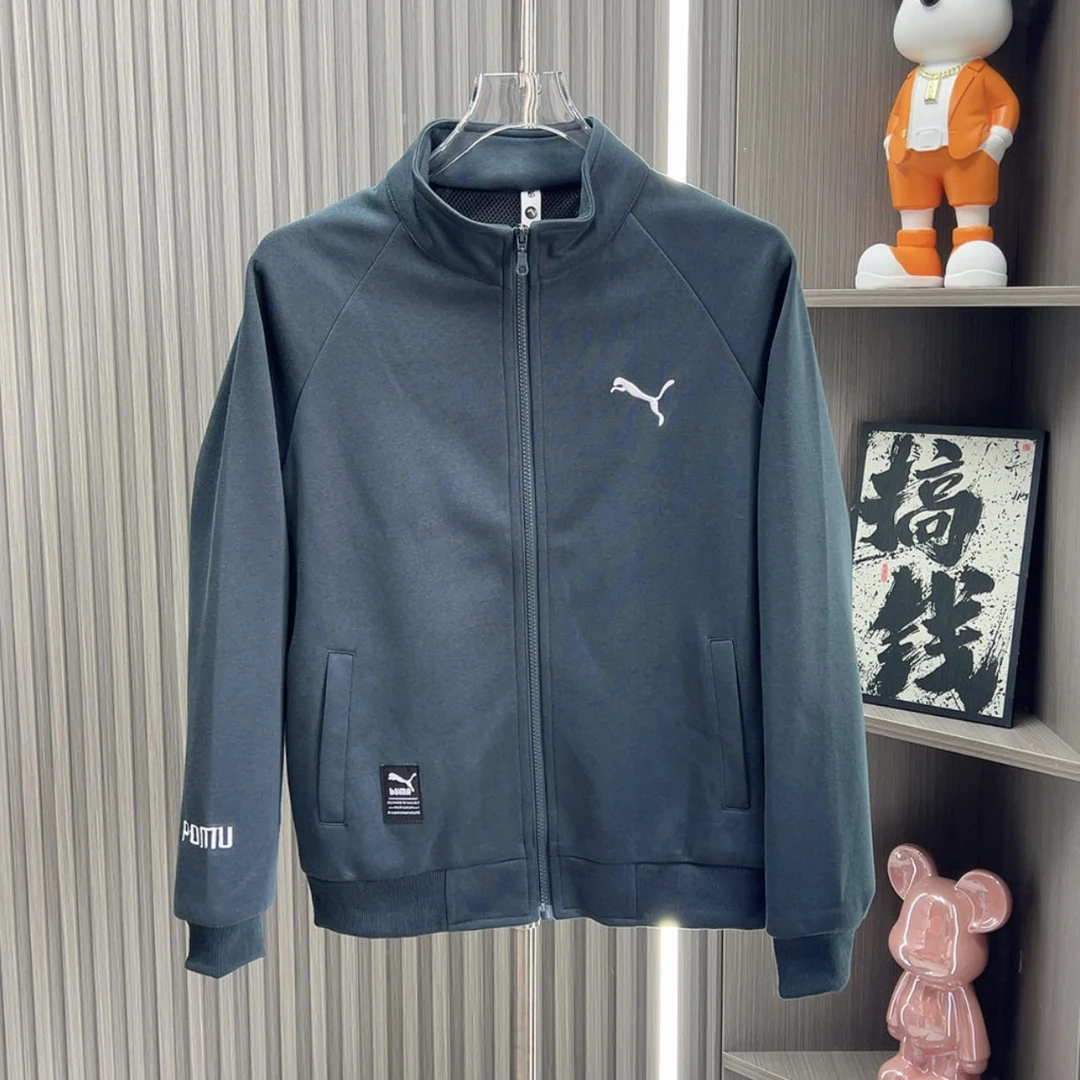 9962秋季新款男士立领刺绣百搭休闲时尚夹克外套