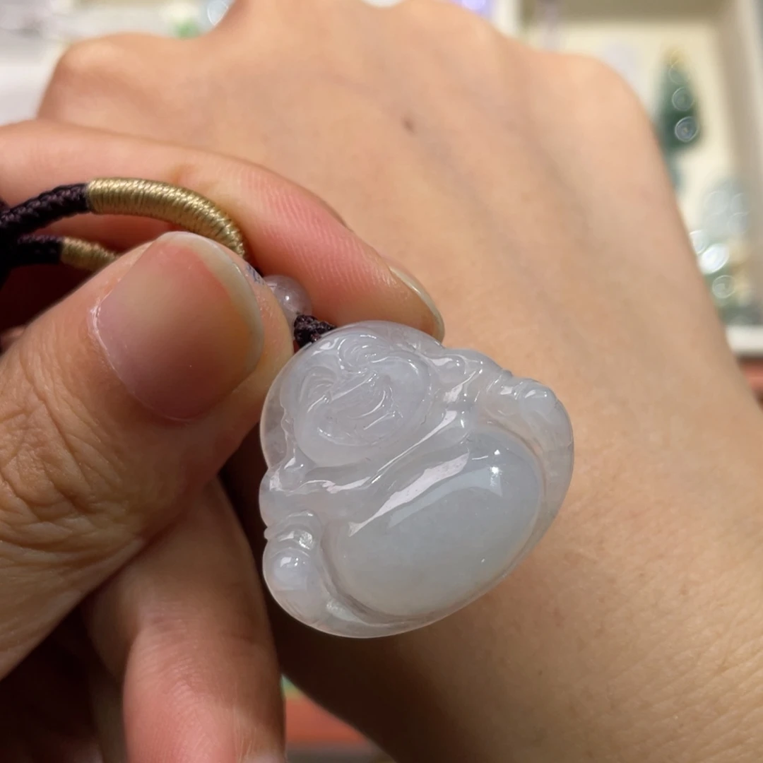 颈饰未镶嵌翡翠佛公02
