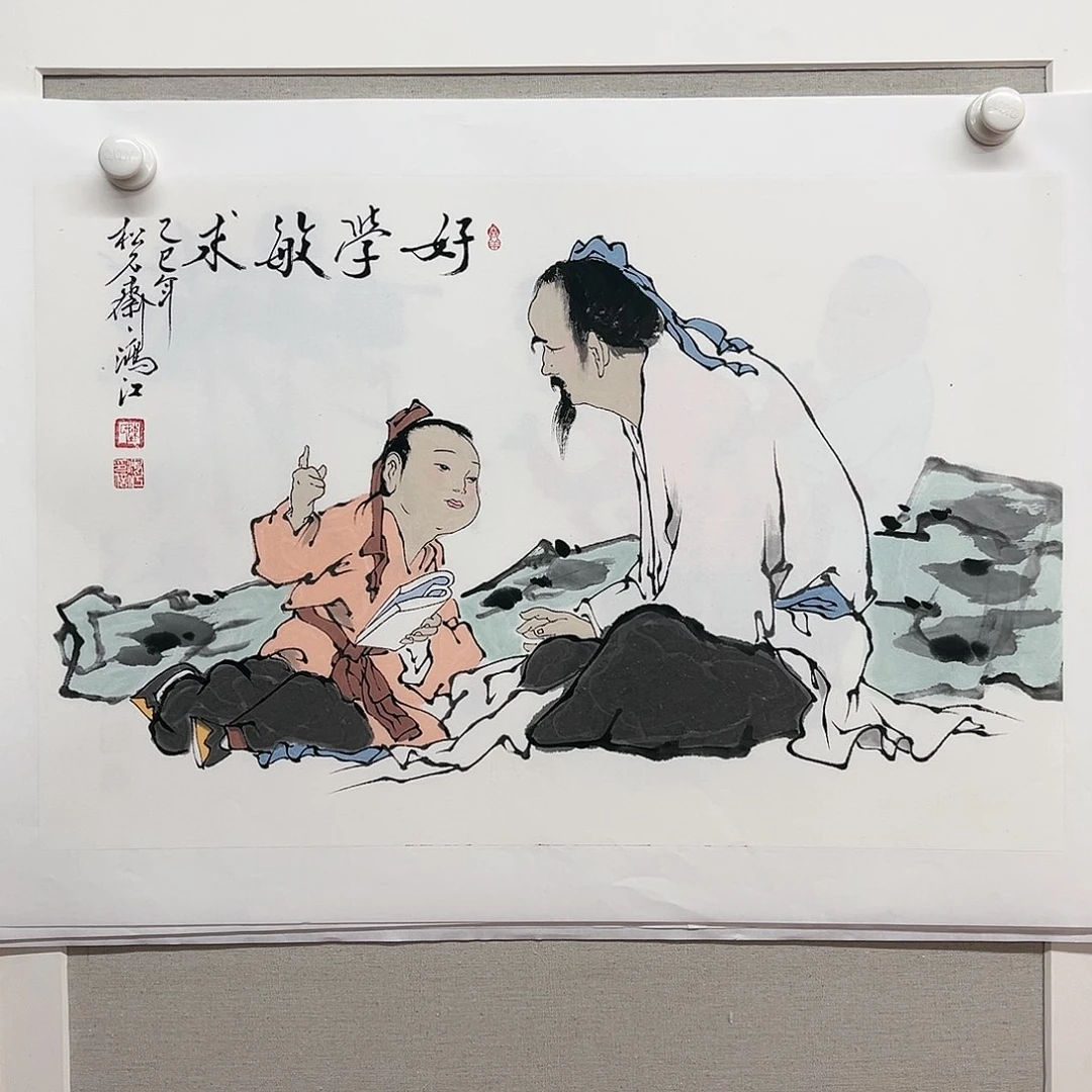 国画陈鸿江老师作品