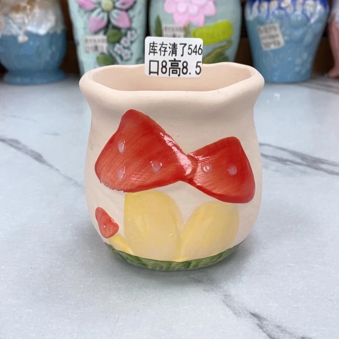 夏西陶瓷花盆@@5546