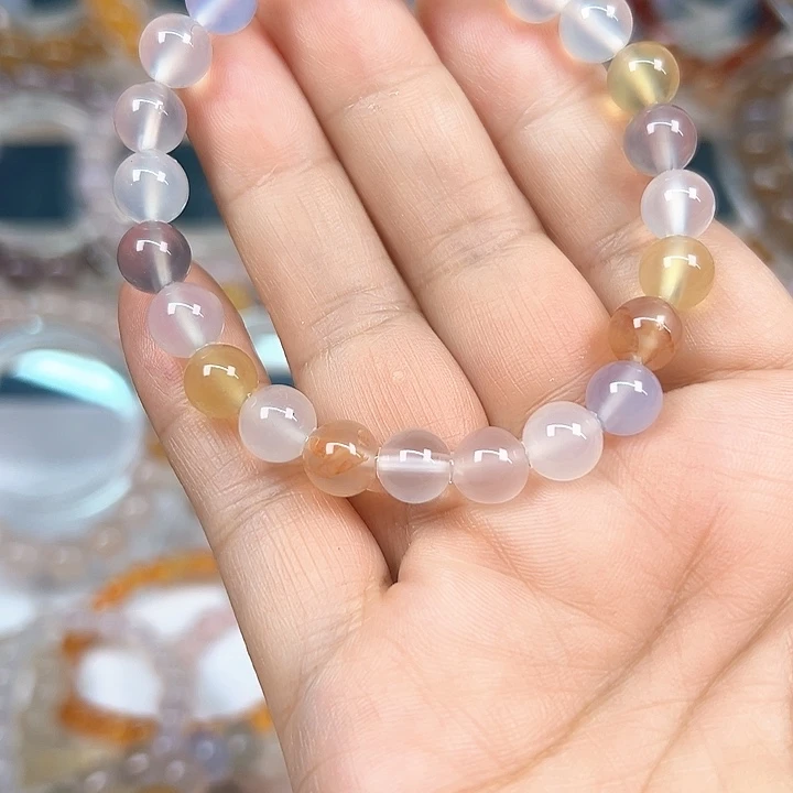 合金玛瑙玉髓手链卡十玛瑙/玉髓