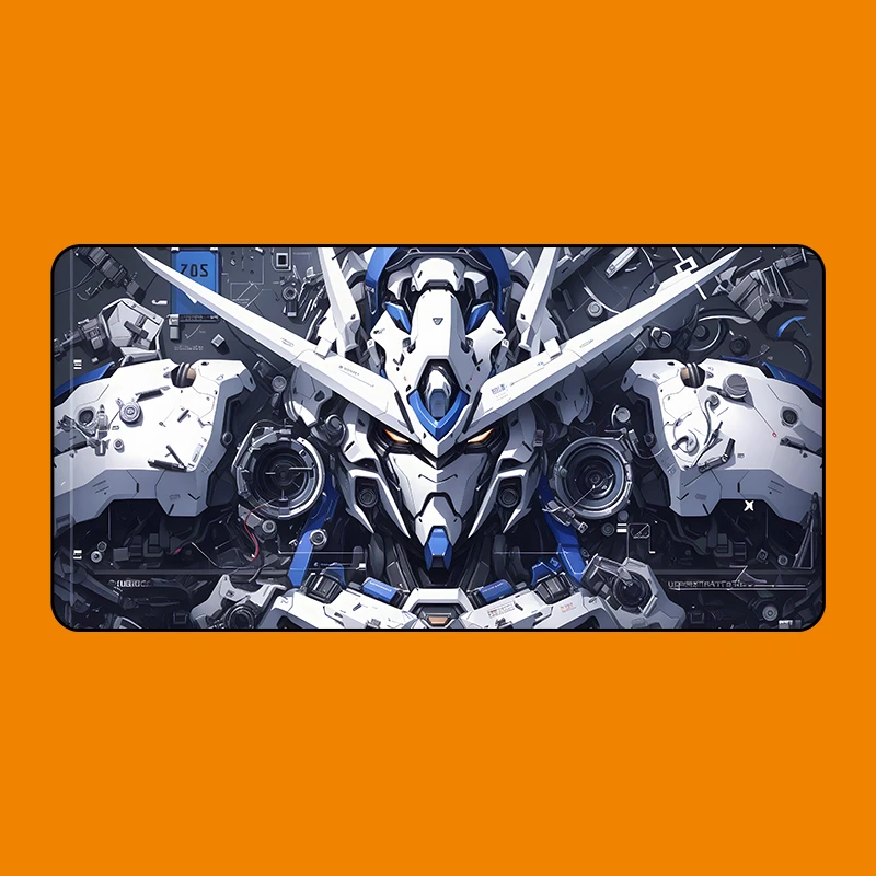 《白色高达》儿童客厅卧室电竞房现代装饰挂画40cm*80cmPvc边框P814