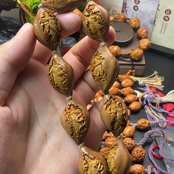 橄榄核手串/手链关公