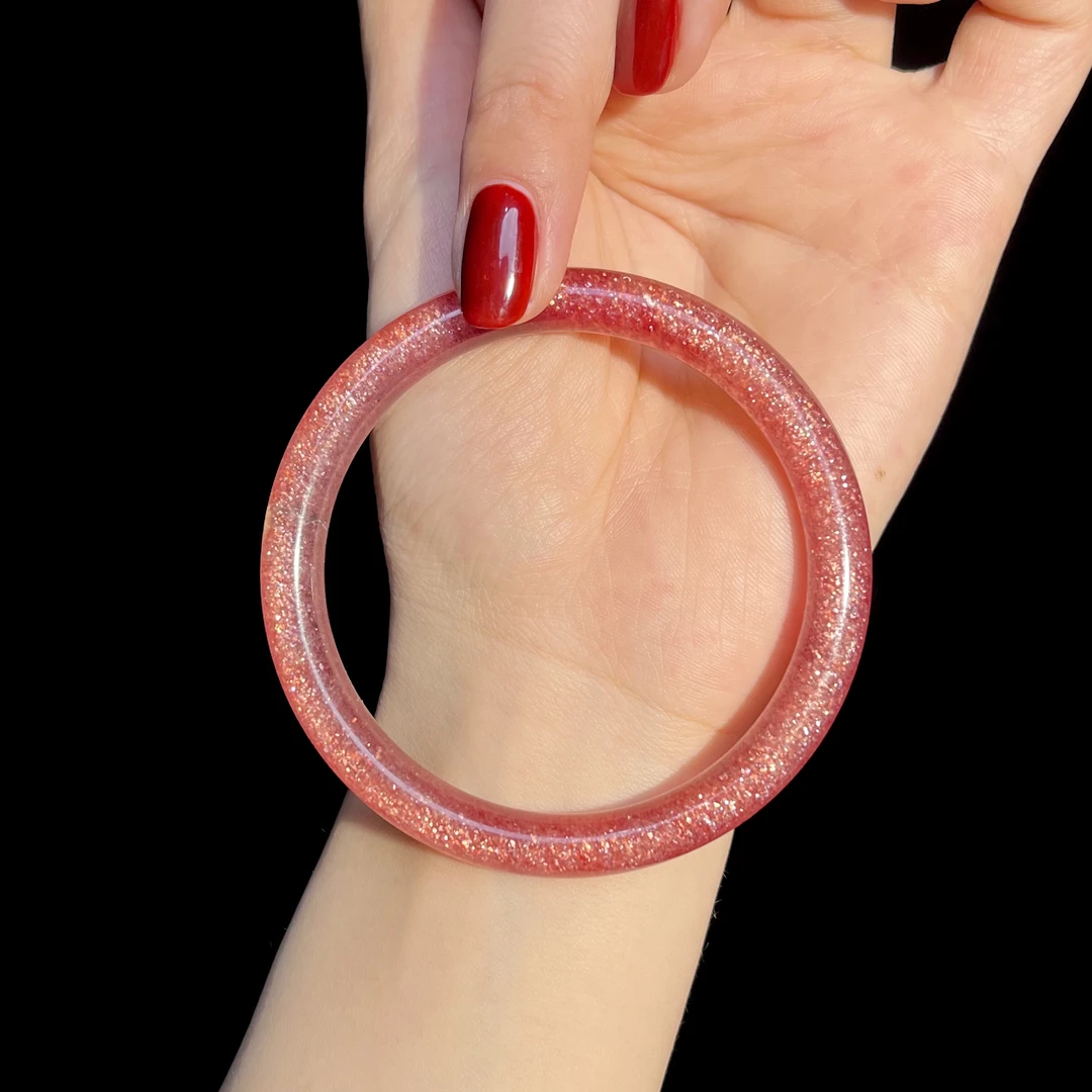 天然草莓晶手镯BJ60多样性发其一多个尺寸女款