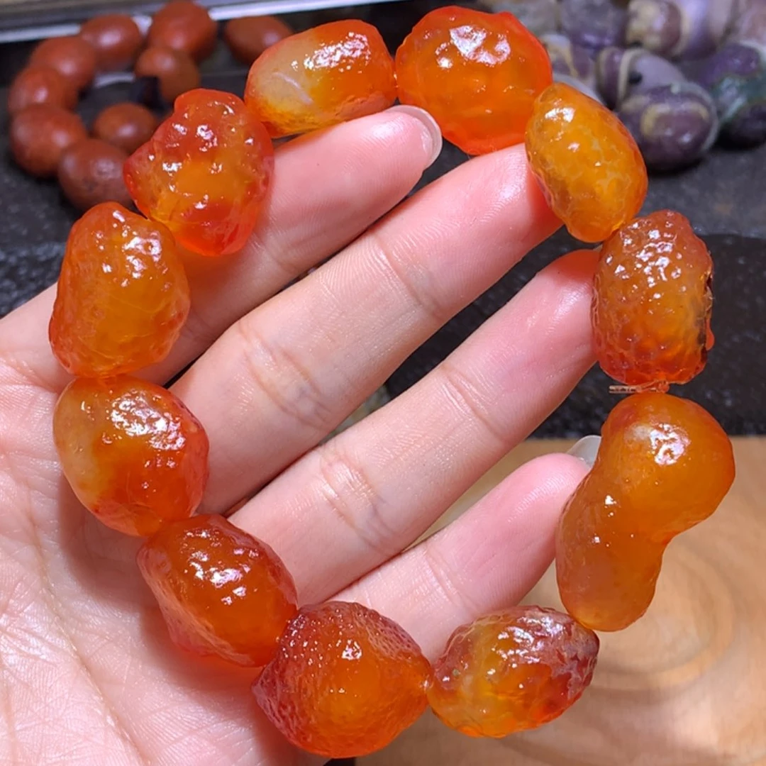 未镶嵌玛瑙/玉髓珠宝半成品