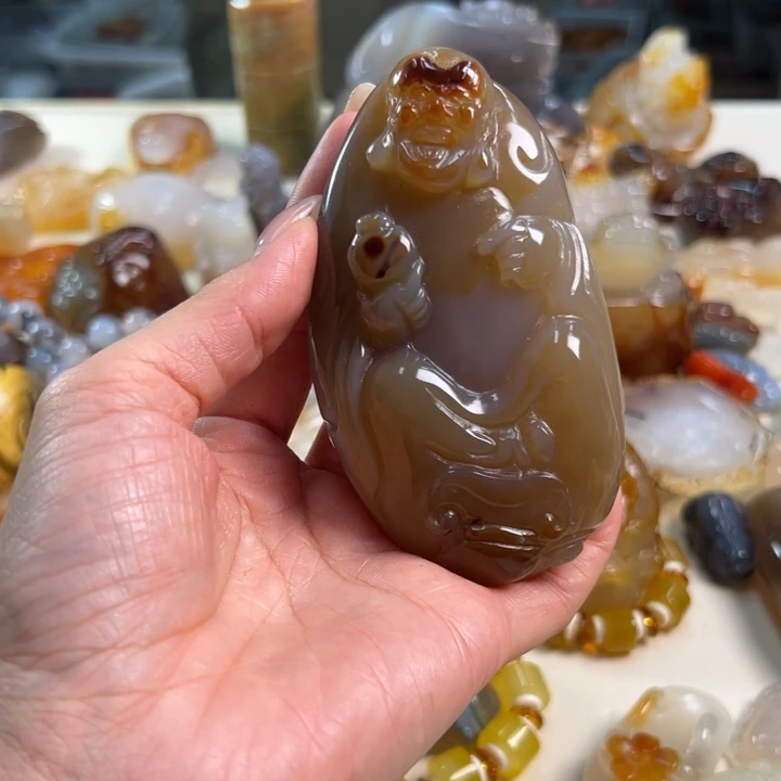 玛瑙/玉髓吊坠(不含链)未镶嵌