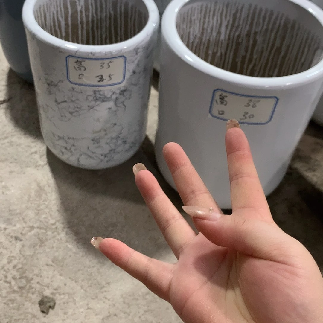 高温陶瓷花盆微瑕4个盆