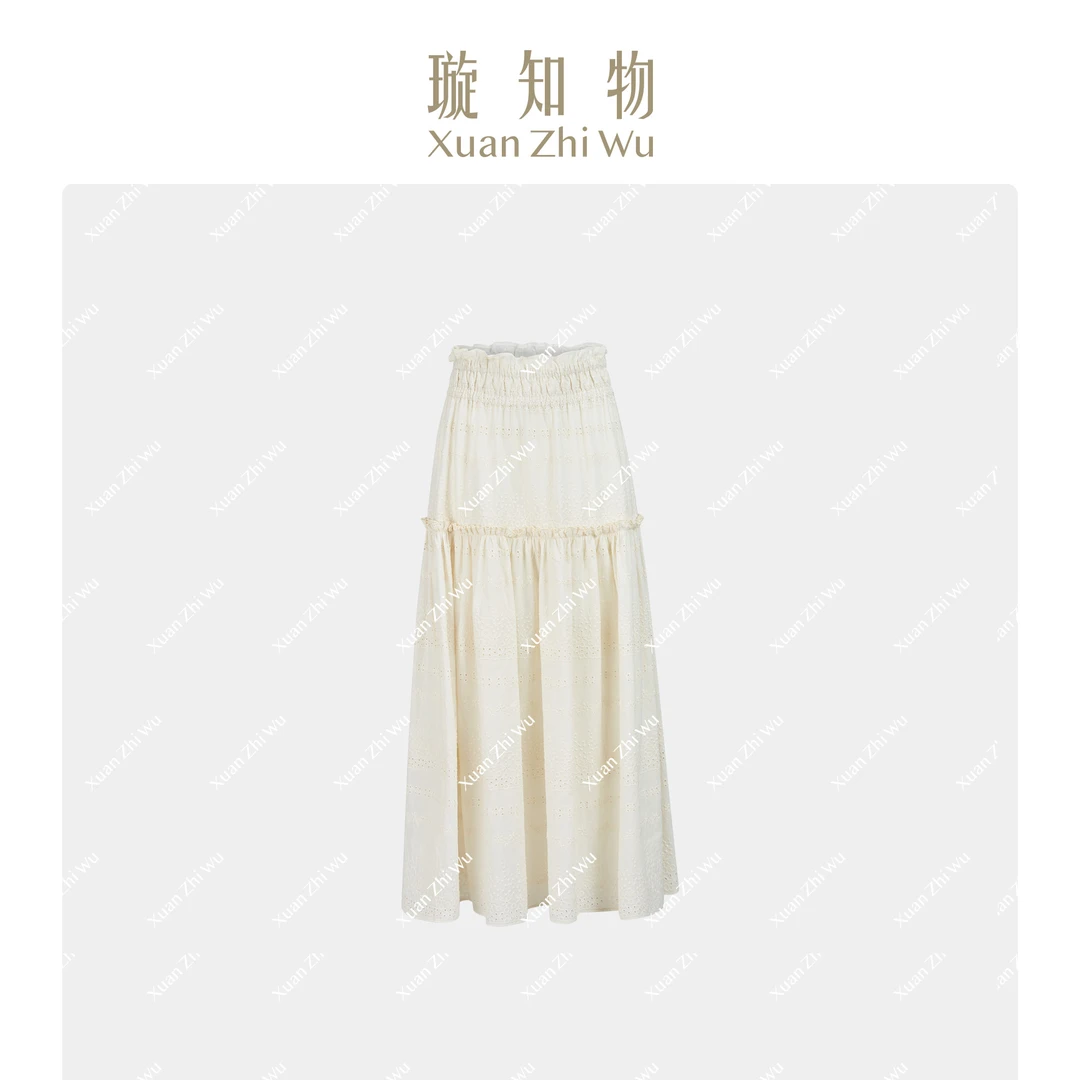 伊甸园蕾丝半裙 1oo棉时尚气质高腰王璇原创设计