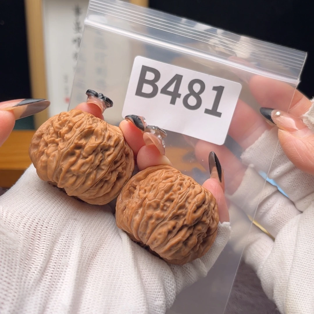 文玩核桃把件41四喜b481