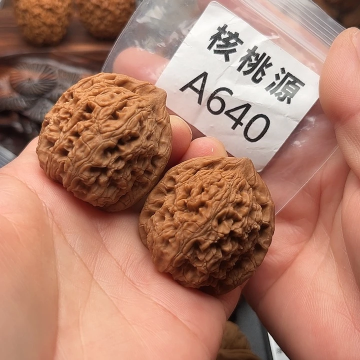 文玩核桃吊坠水龙纹40