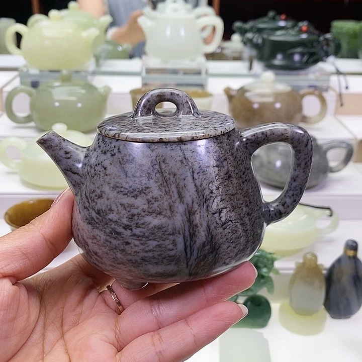 未镶嵌和田玉挂件茶壶