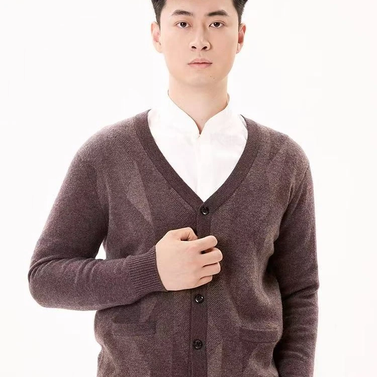 老美华男士冬季保暖气质优雅毛衫434110009