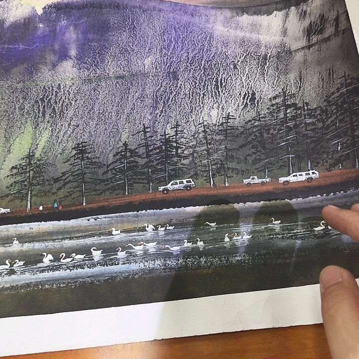 国画毛远鸣老师书画作品
