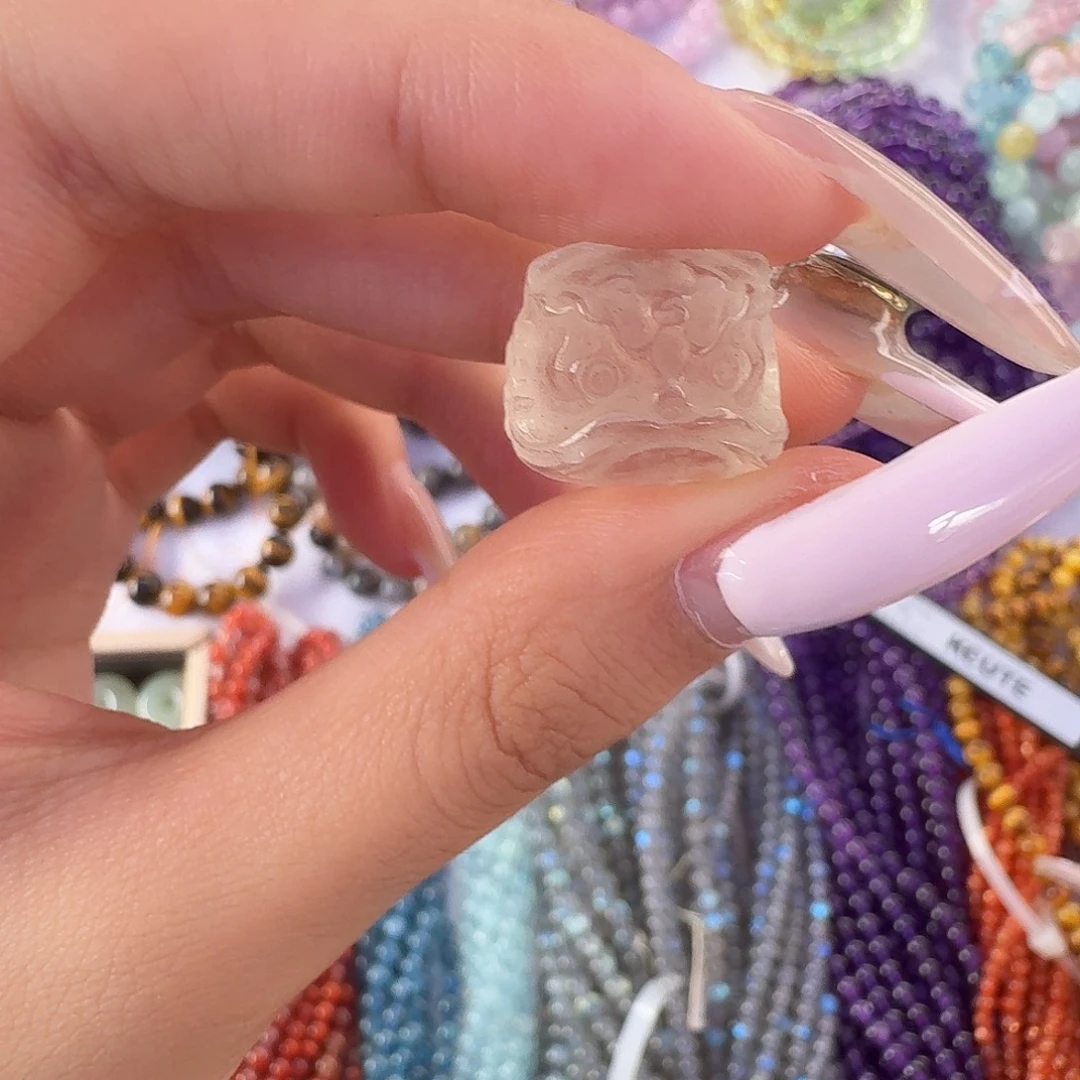 萍***银S925镶嵌烟晶手链水晶