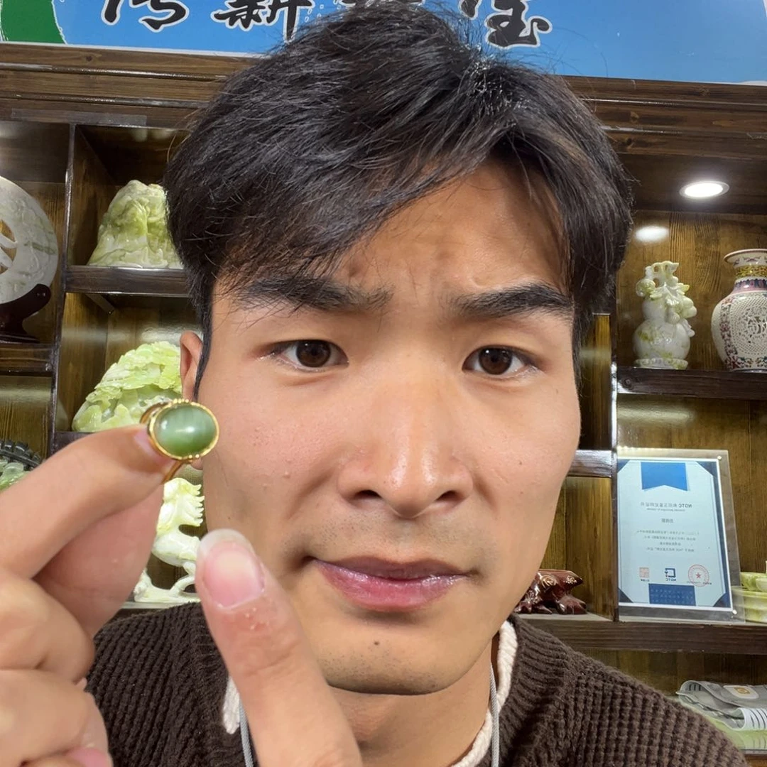 未镶嵌戒指和田玉多样性拍一发一