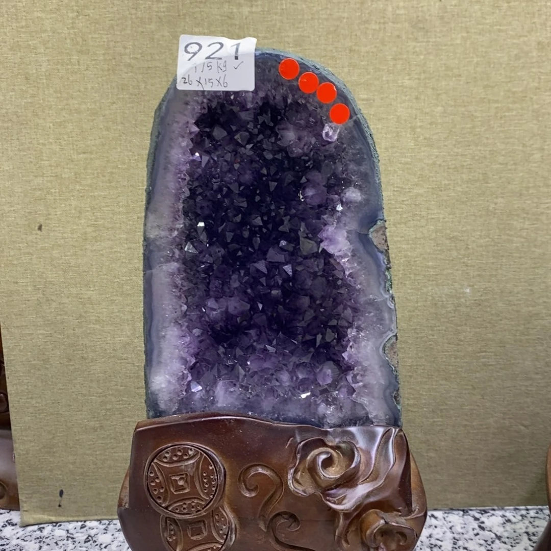 大型摆件（非配饰）未镶嵌水晶紫水晶921