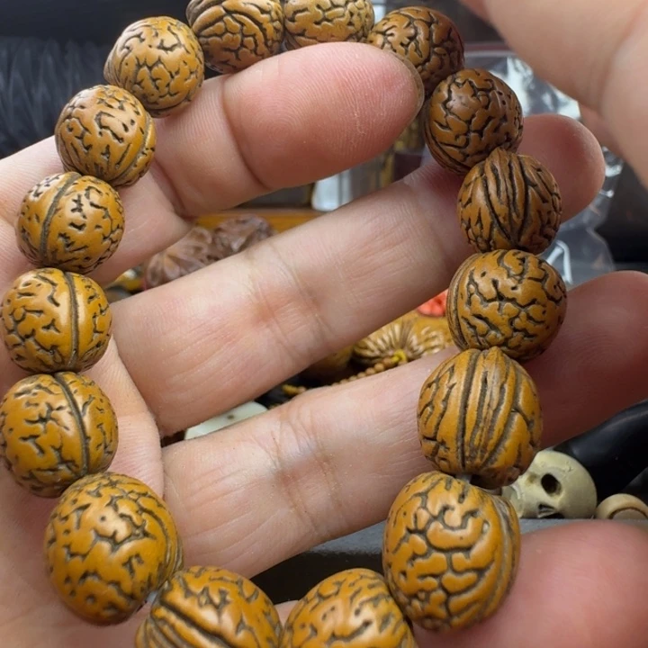 橄榄核手串/手链哈哈笑不出话就笑道是