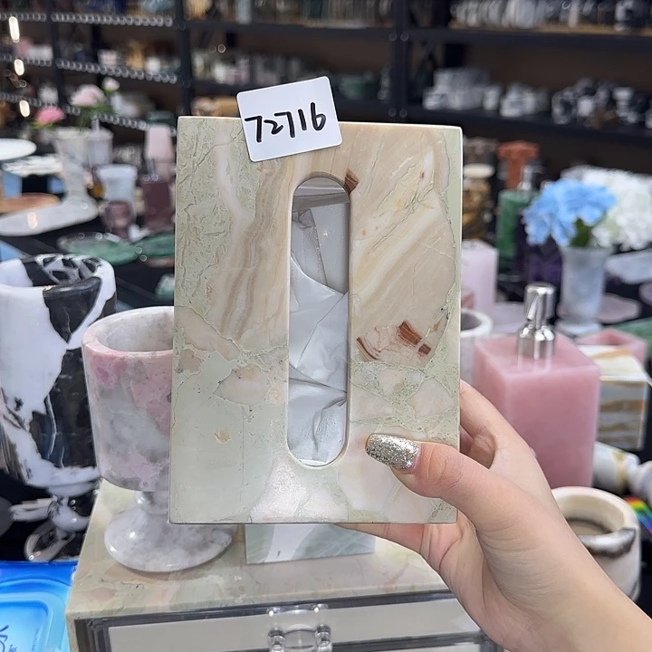 石材想**子72716莫奈纸巾盒