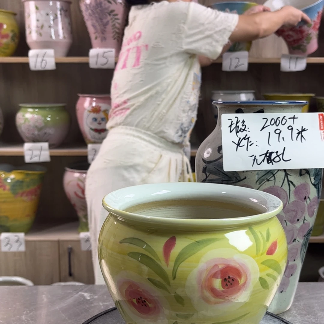 景德镇陶瓷花盆花盆