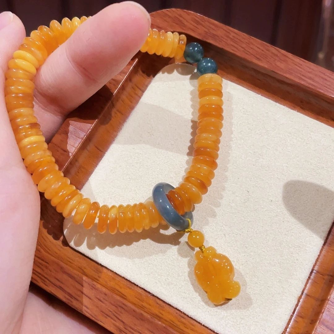 手链蜜蜡未镶嵌手串