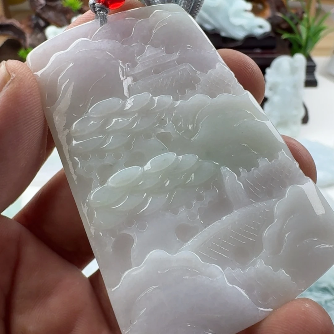颈饰未镶嵌翡翠天然缅甸A货翡翠