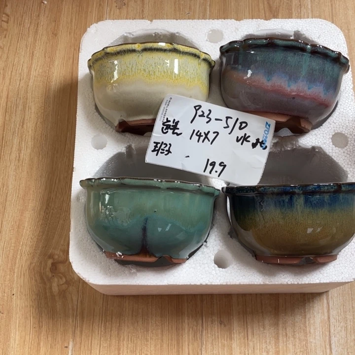 粗陶多肉花盆微瑕510
